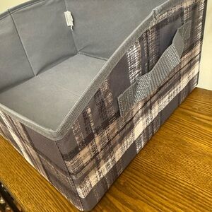 Thirty-One Cozy Plaid Display Bin